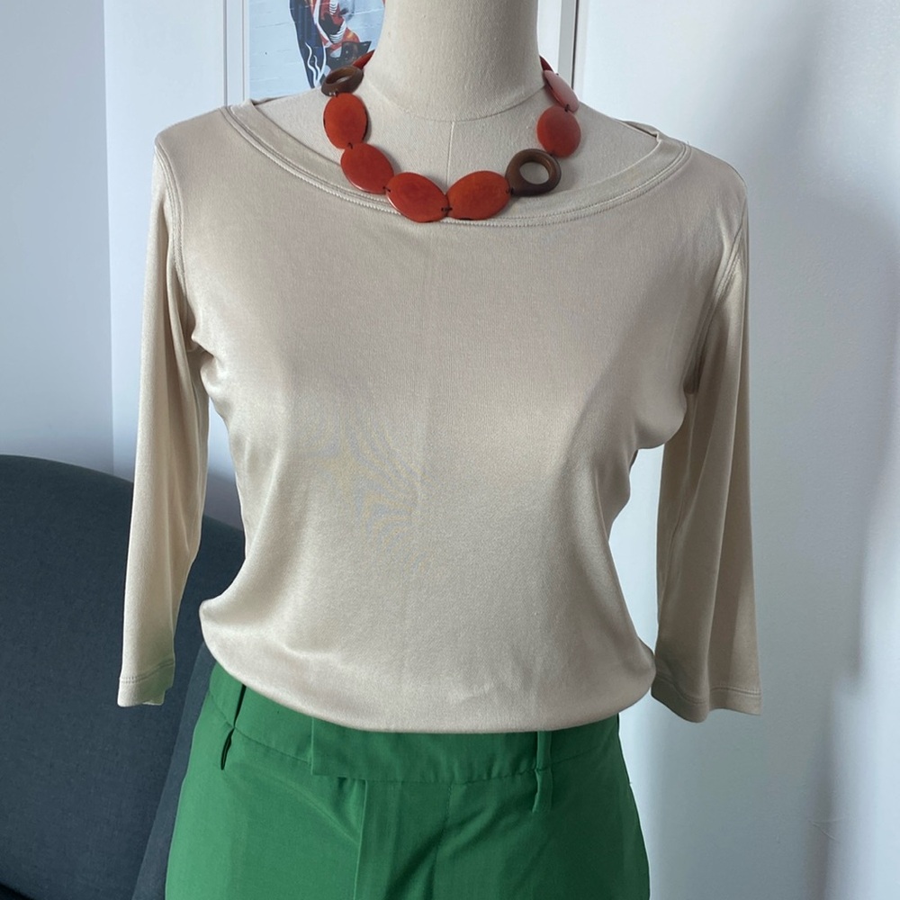 Louben silk cotton blend top